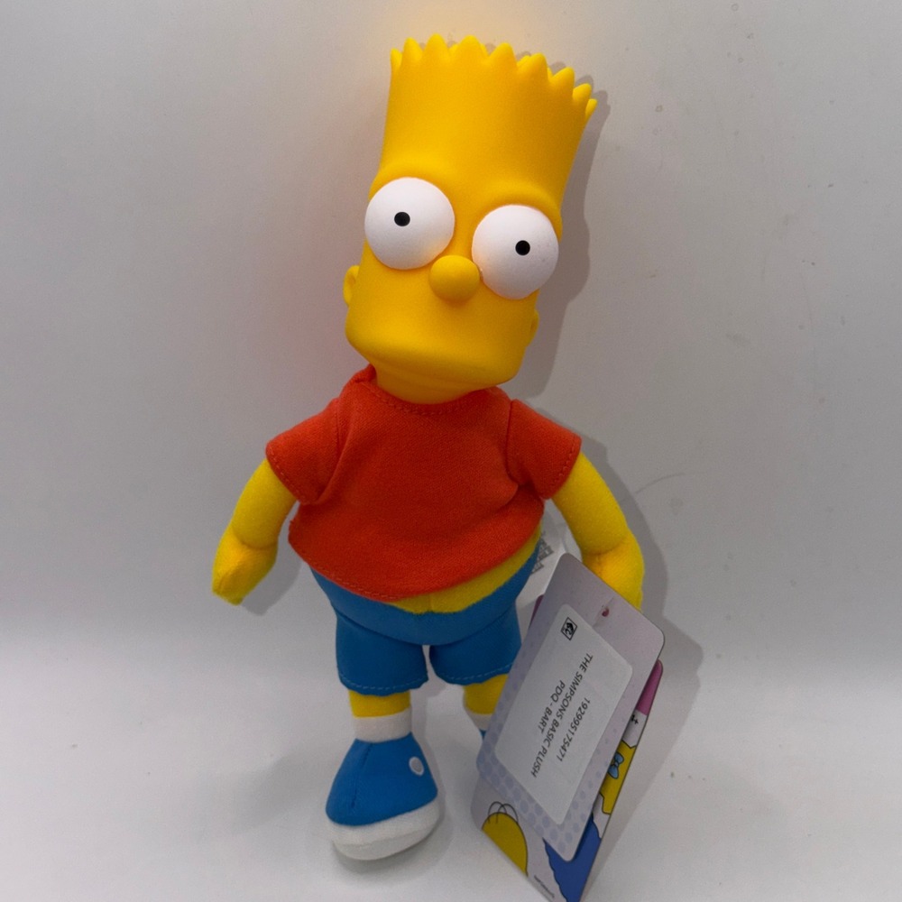 The Simpsons Jakks Pacific Plush Set Homer Bart Lisa Cartoon Collectible 90s Toy - Picture 5 of 11
